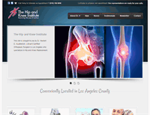 Tablet Screenshot of hipsandknees.com